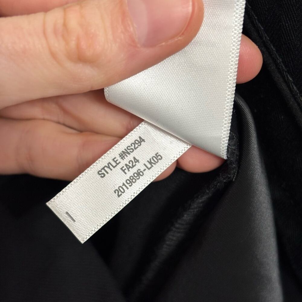 NEW Madewell Kick Out Crop Pants in Wool-Blend Twill in Black - Size 4 - Picture 11 of 11